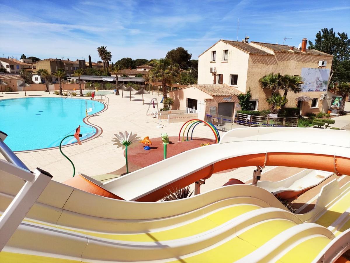 charmant mobil home 2 chambres Valras plage Bagian luar foto