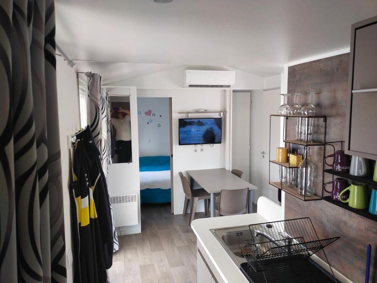 charmant mobil home 2 chambres Valras plage Bagian luar foto